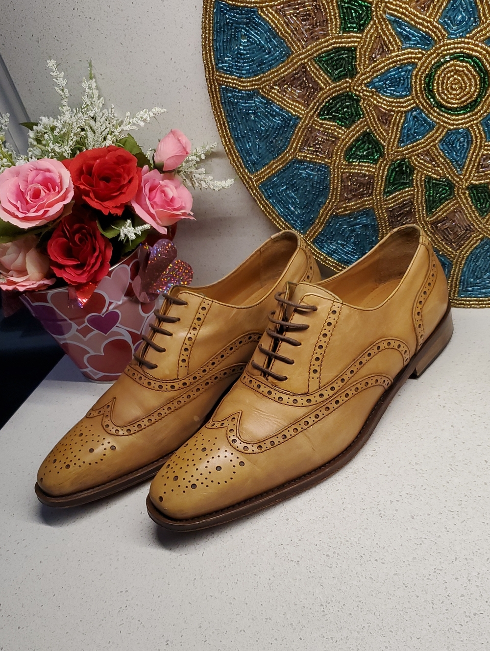 JWN Classic Men's Wingtip Oxfords (sz 8)
